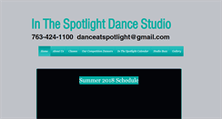 Desktop Screenshot of danceatspotlight.com
